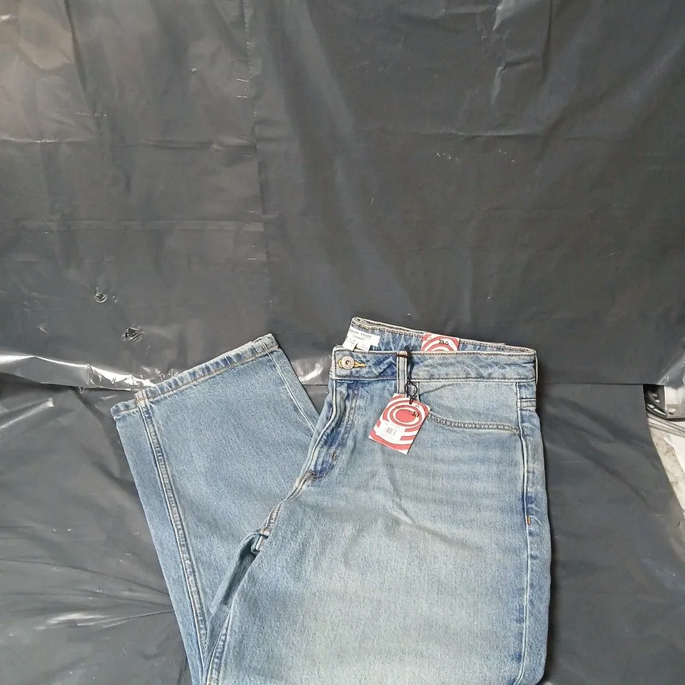 WHITE STUFF CHARLIE STRAIGHT JEANS MID DENIM - SIZE 16