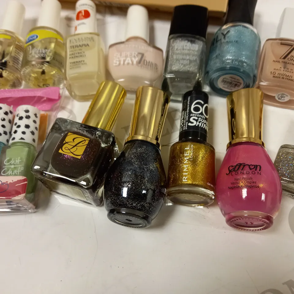 PREMIUM BRANDED NAIL POLISH ASSORTMENT APPROX. 20 ITEMS 