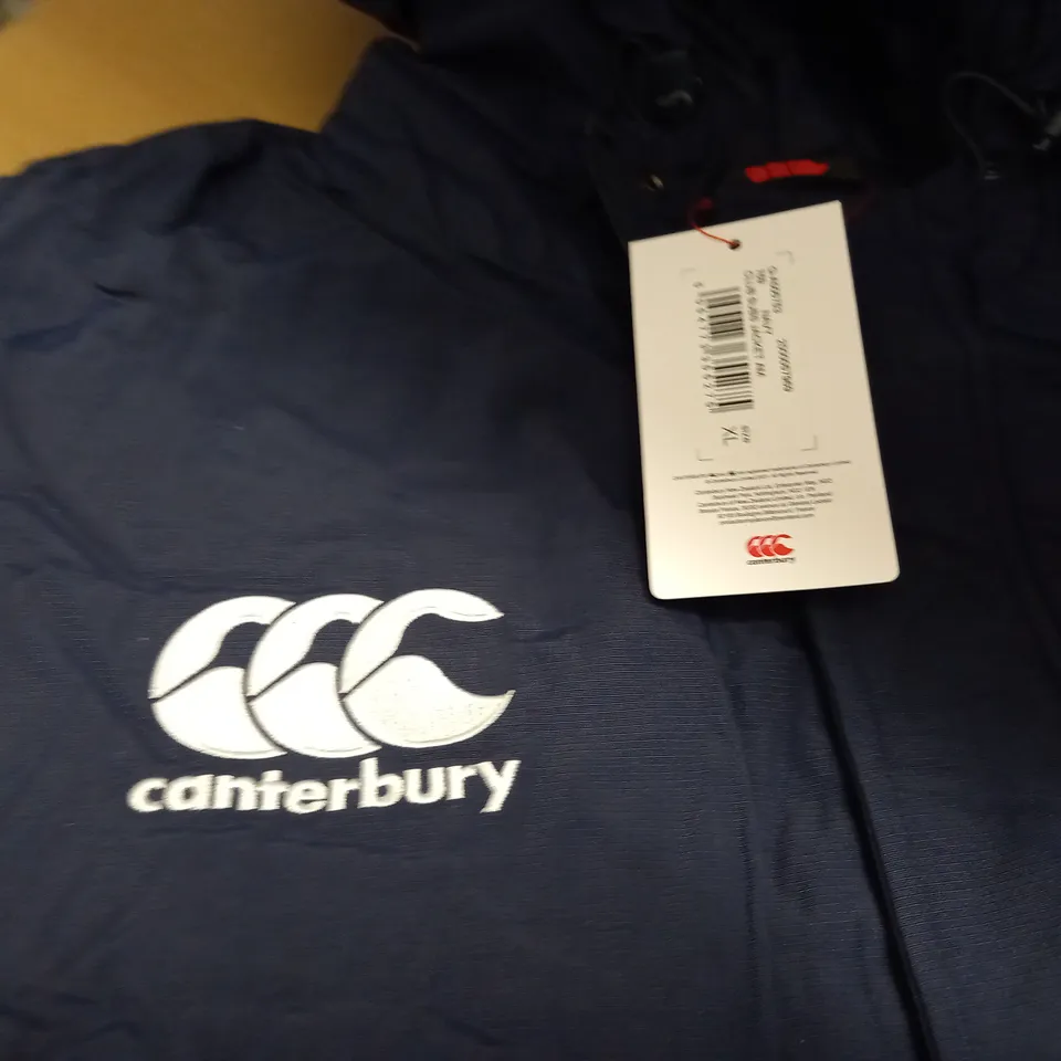 CANTERBURY CLUB SUBS JACKET IN NAVY - XL