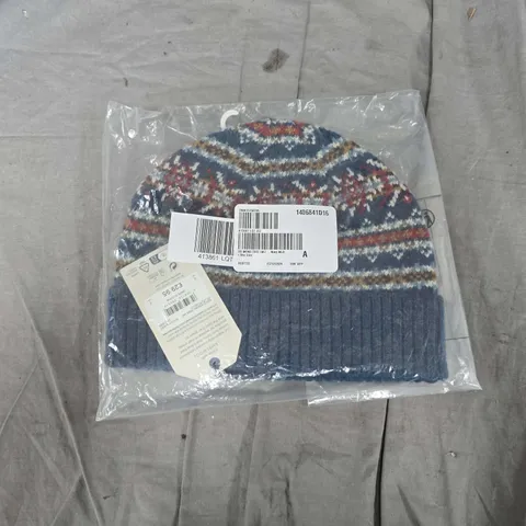 BAGGED SEASALT CORNWALL MENS TREE HAT IN NAVY MULTI - ONE SIZE