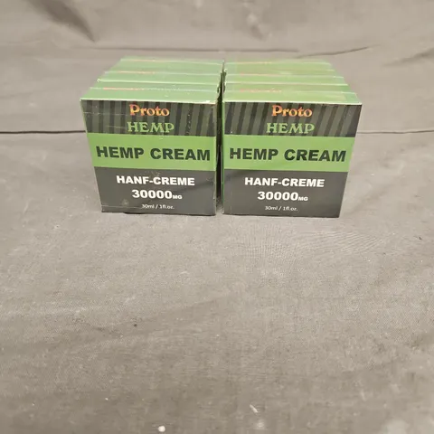 LOT OF 6 SEALED PROTO HEMP HEMP HEMP CREAM 30ML