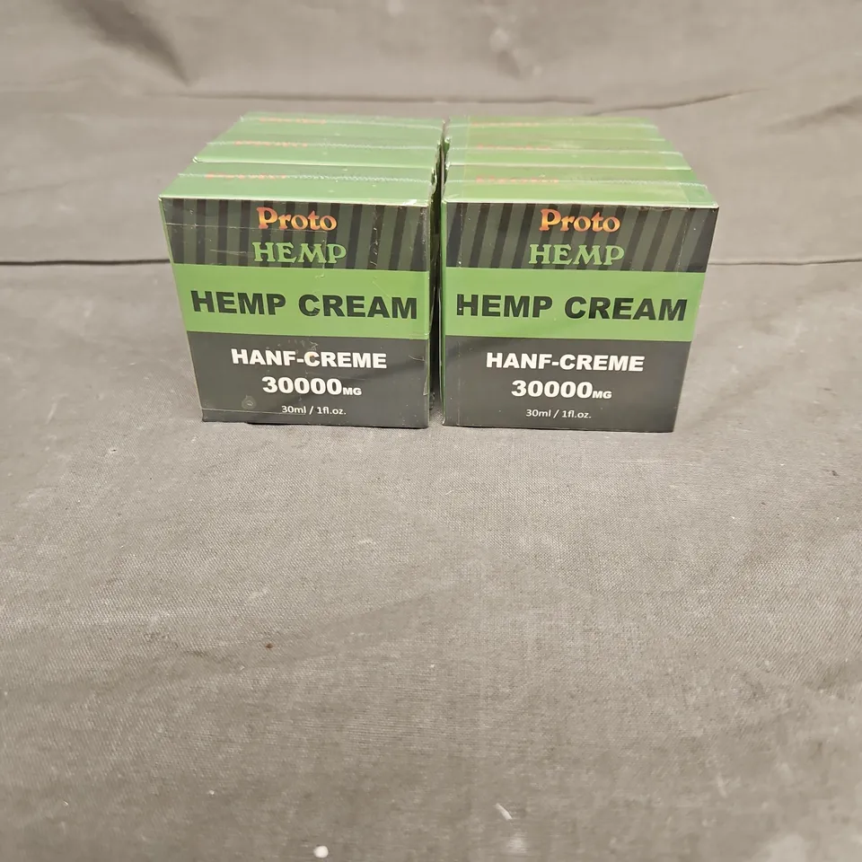 LOT OF 6 SEALED PROTO HEMP HEMP HEMP CREAM 30ML
