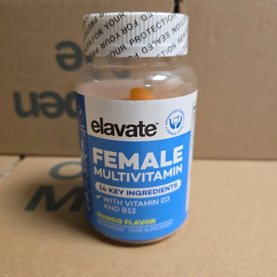 ELAVATE FEMALE MULTIVITAMIN GUMMIES (MANGO FLAVOUR) - 60 GUMMIES