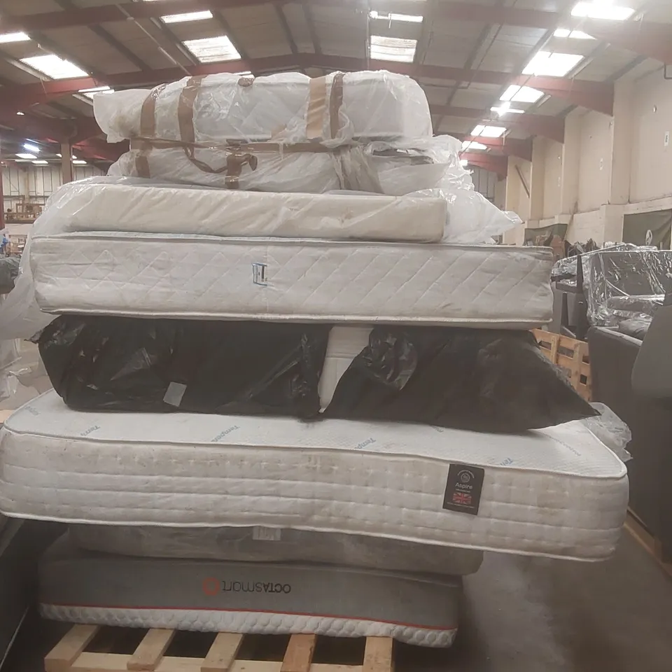 PALLET CONTAINING APPROXIMATELY 7x ASSORTED MATTRESSES
