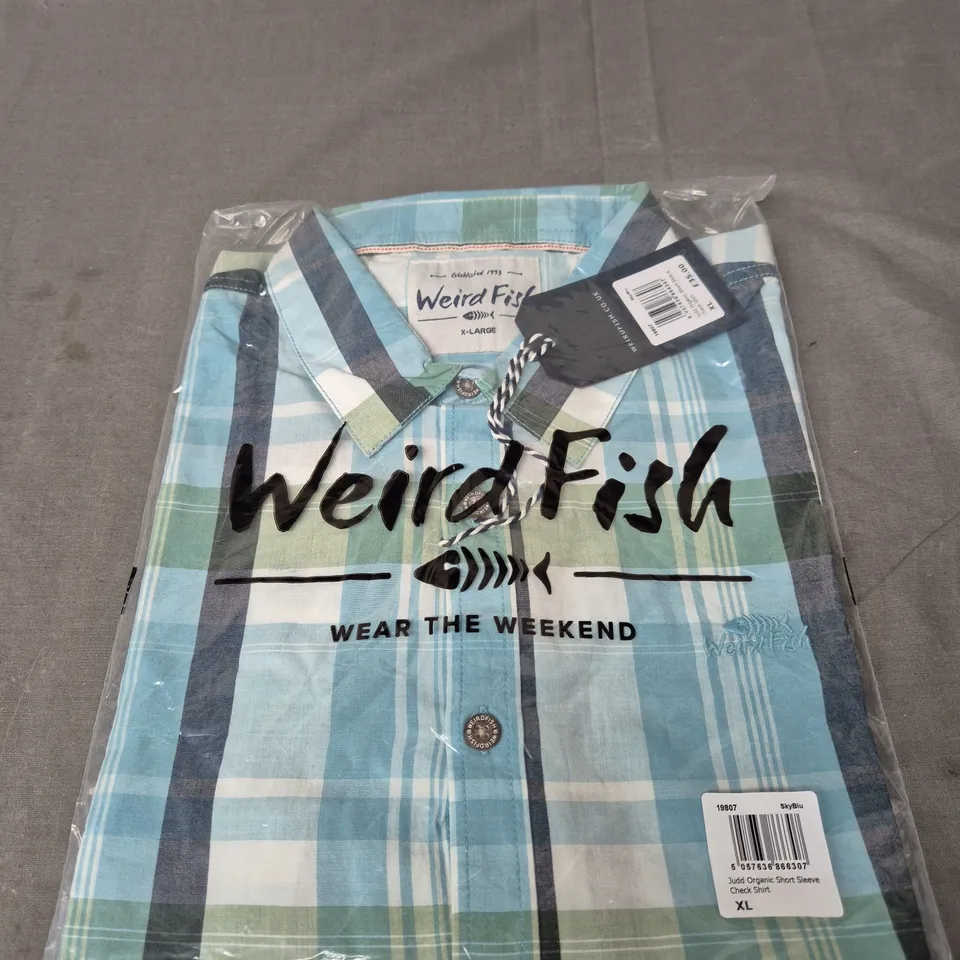 BAGGED WEIRD FISH JUDD ORGANIC SHORT SLEEVE TOP SIZE XL