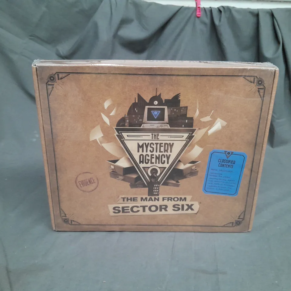 BOXED AND SEALED THE MAN FROM SECTOR SIX - HOME ESCAPE ROOM ADVENTURE