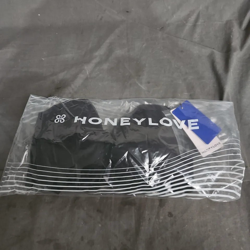 HONEYLOVE LIFTWEAR CROSSOVER BRA – VAMP (M+)