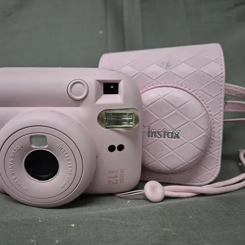 BOXED FUJIFILM INSTAX MINI 12 INSTANT CAMERA - PINK 