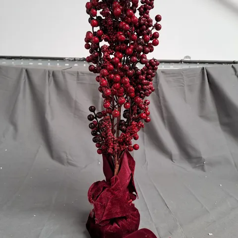 BOXED HOME REFLECTIONS PRE-LIT MIXED BERRY TREE APPROX 60CM