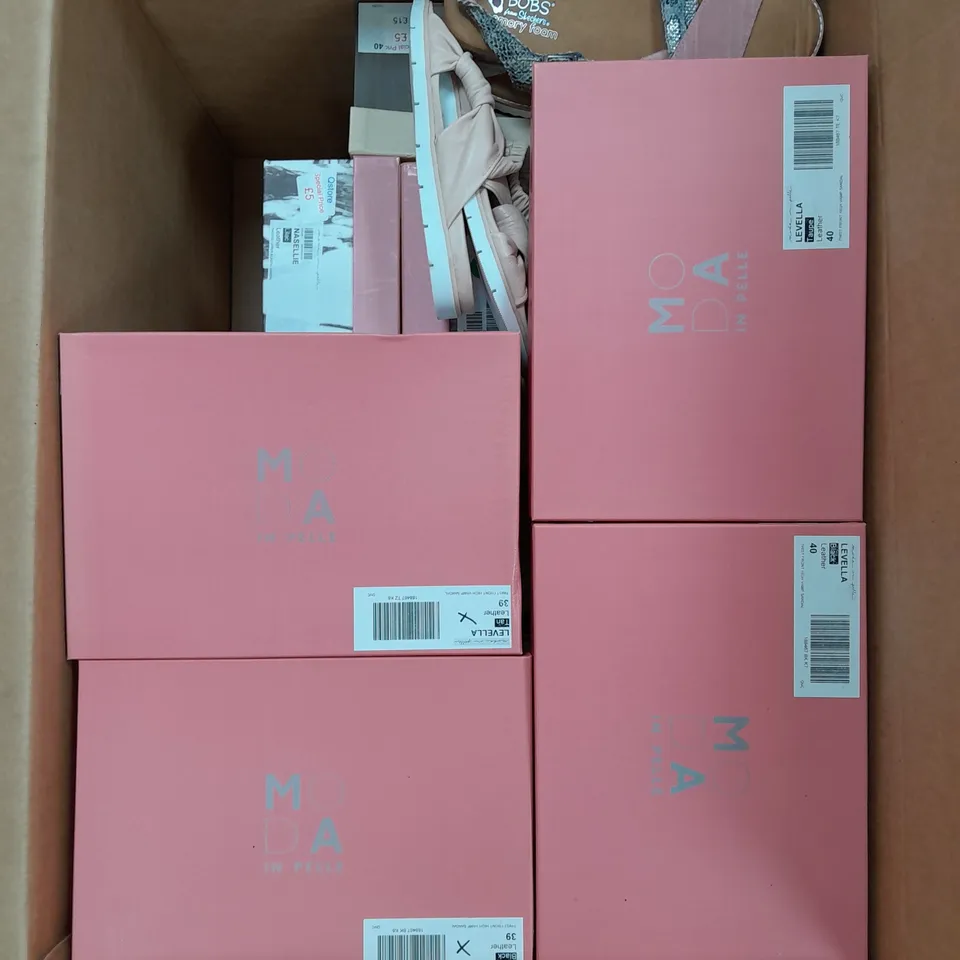 APPROXIMATELY 15 ASSORTED FOOTWEAR PRODUCTS IN VARIOUS STYLES & SIZES 