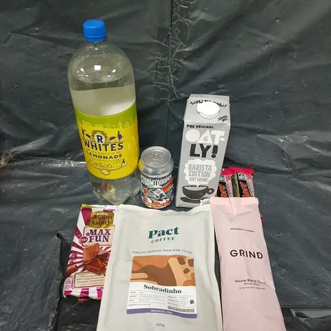 APPROXIMATELY 5 ASSORTED FOOD &DRINK ITEMS TO INCLUDE - LEMONADE, PACT COFFEE AND CHOCOLATE  - COLLECTION ONLY
