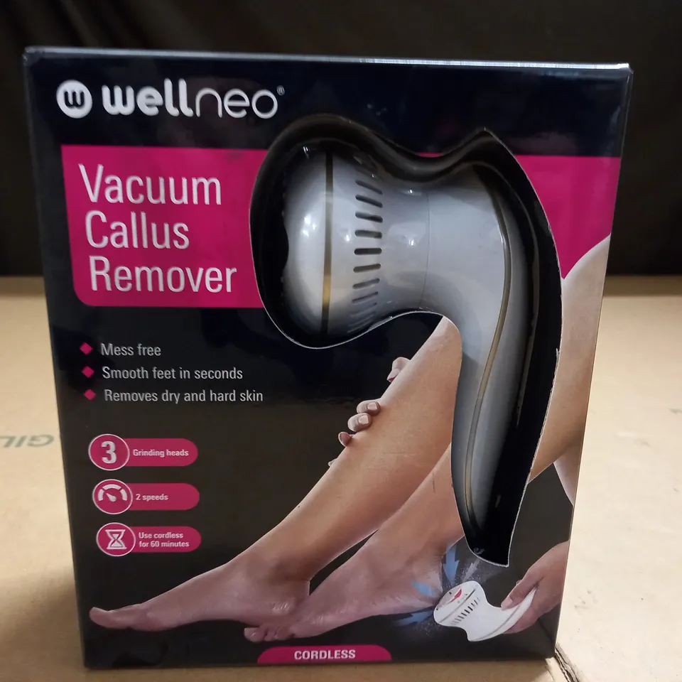 BRAND NEW WELLNEO VACUUM CALLUS REMOVER