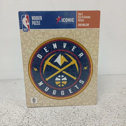 DENVER NUGGETS NBA WOODEN PUZZLE (150 PIECES) – 9.8 X 9.8 INCHES