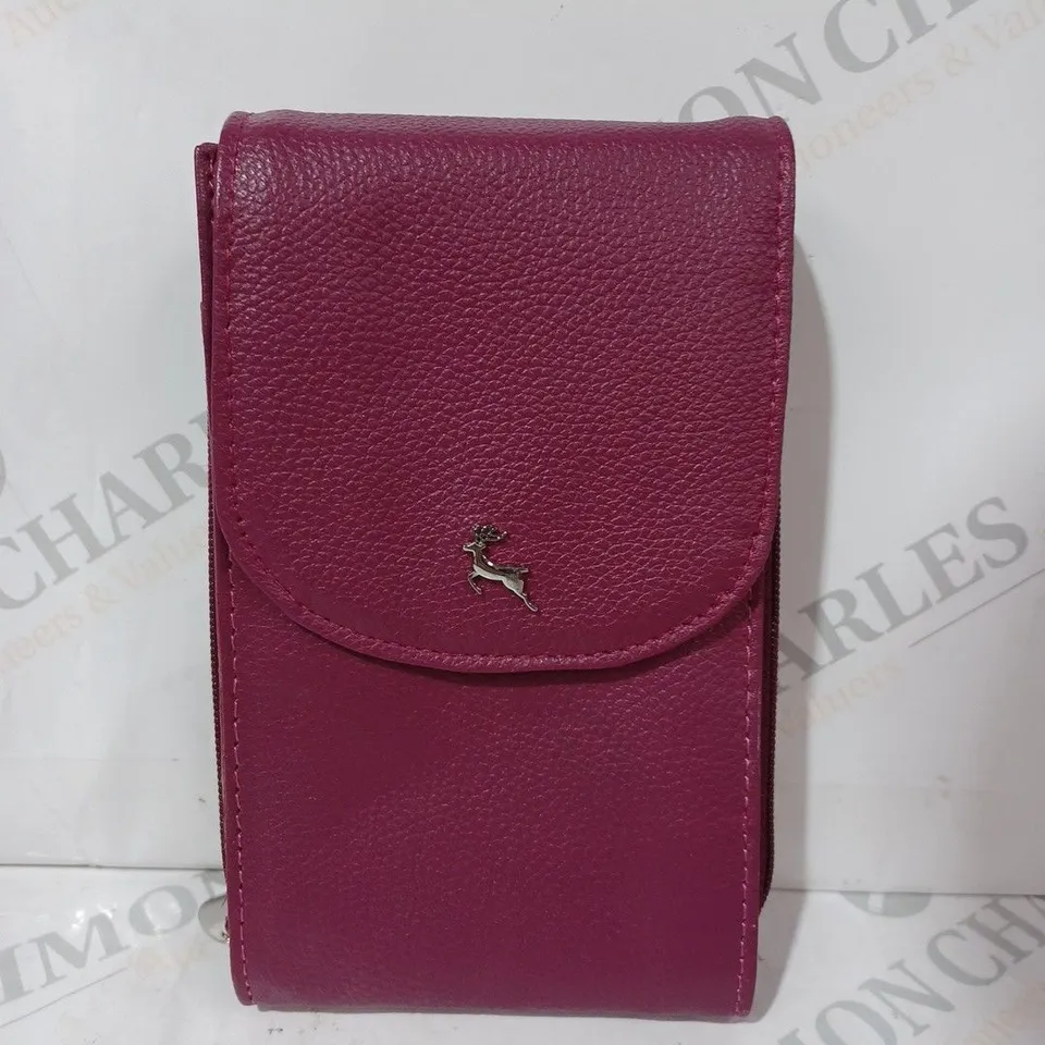 ASHWOOD PHONE CROSSBODY BAG IN PURPLE