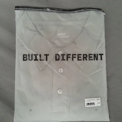 BUILT DIFFERENT POLO SHIRT IN GREEN SIZE 3XL