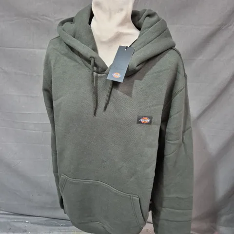 DICKIES OAKPORT HOODIE IN GREEN SIZE L