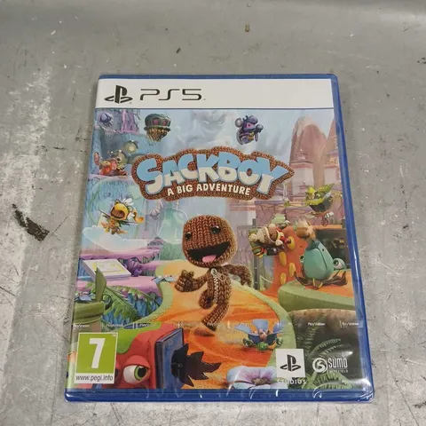 SEALED SACKBOY A BIG ADVENTURE FOR PS5 