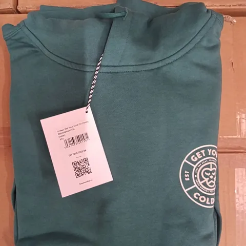 BRAND NEW BRASS MONKEY HOODIES - GREEN XXL APPROXIMATELY 5