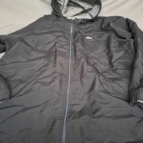 LACOSTE SPORT HOODED JACKET IN BLACK - SIZE UNSPECIFIED