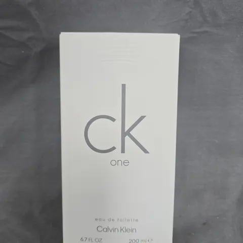 CK ONE 200ML EAU DE TOILETTE