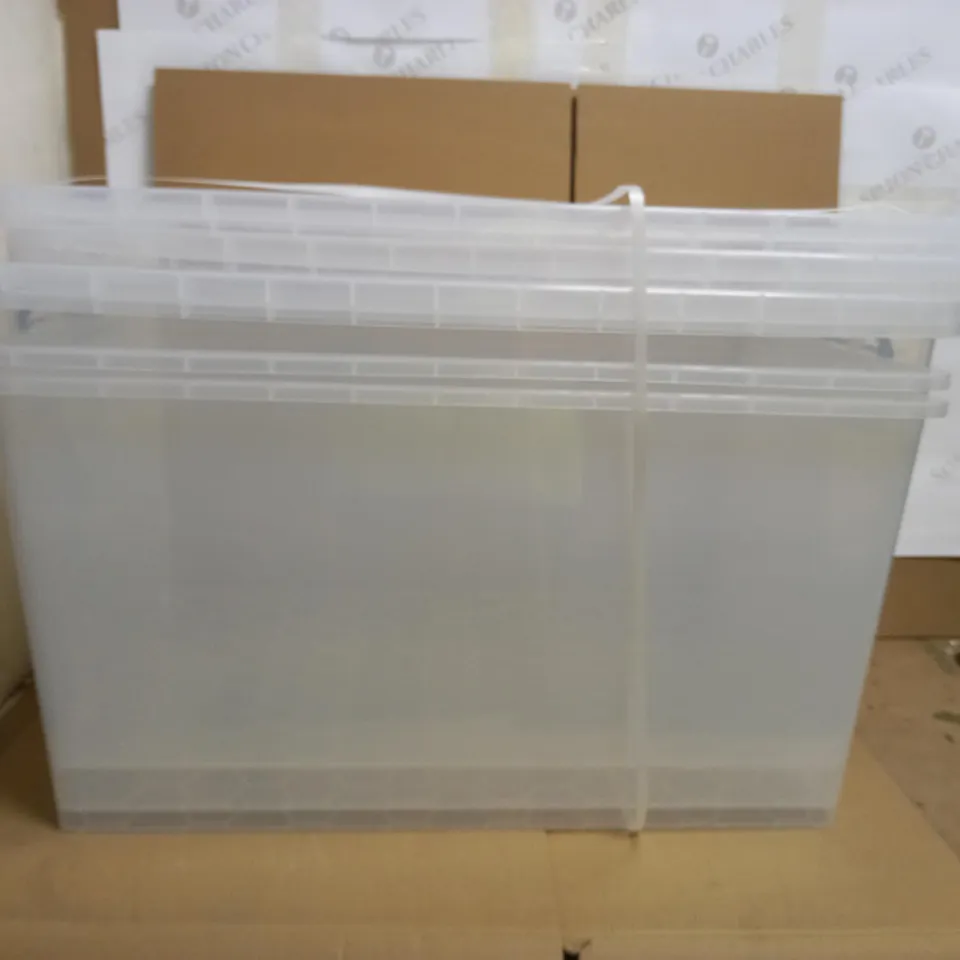 REALLY USEFUL PRODUCTS BOX SET - NESTABLE CLEAR