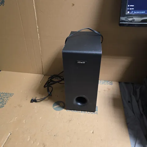 HIWILL SUBWOOFER SPEAKER - BLACK