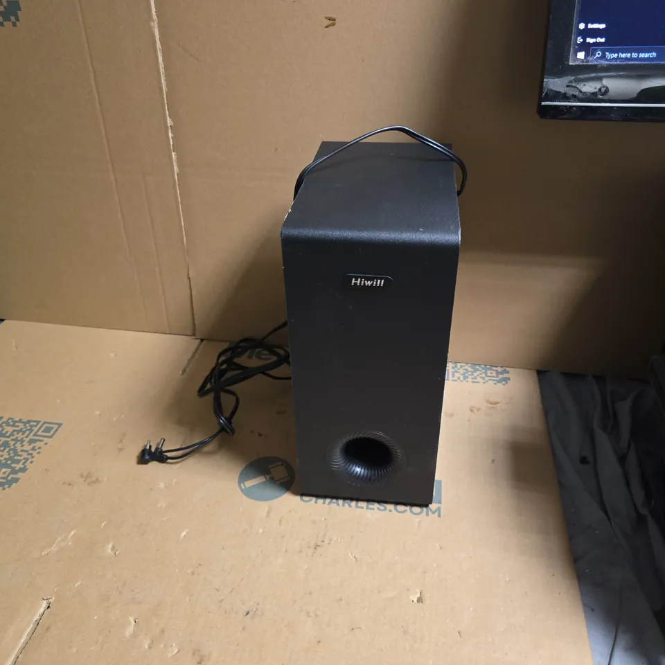 HIWILL SUBWOOFER SPEAKER - BLACK 