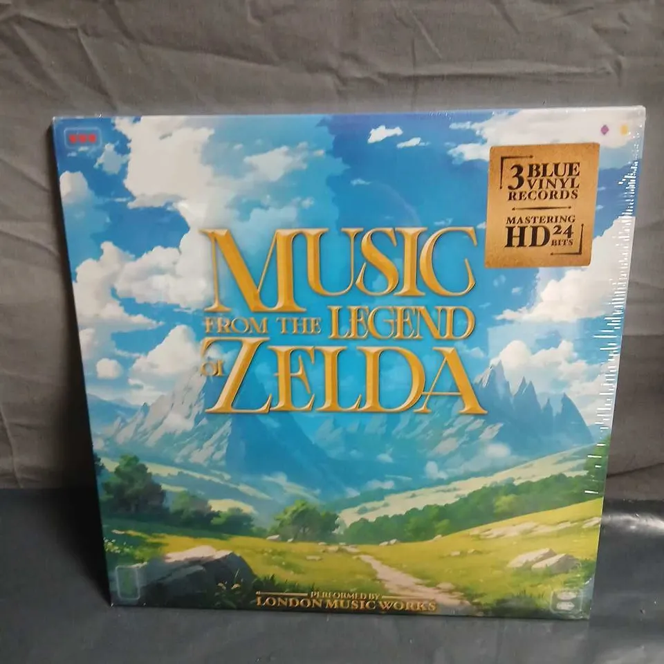 MUSIC FROM THE LEGEND OF ZELDA - 3 BLUE VINYL RECORDS (LONDON MUSIC WORKS)