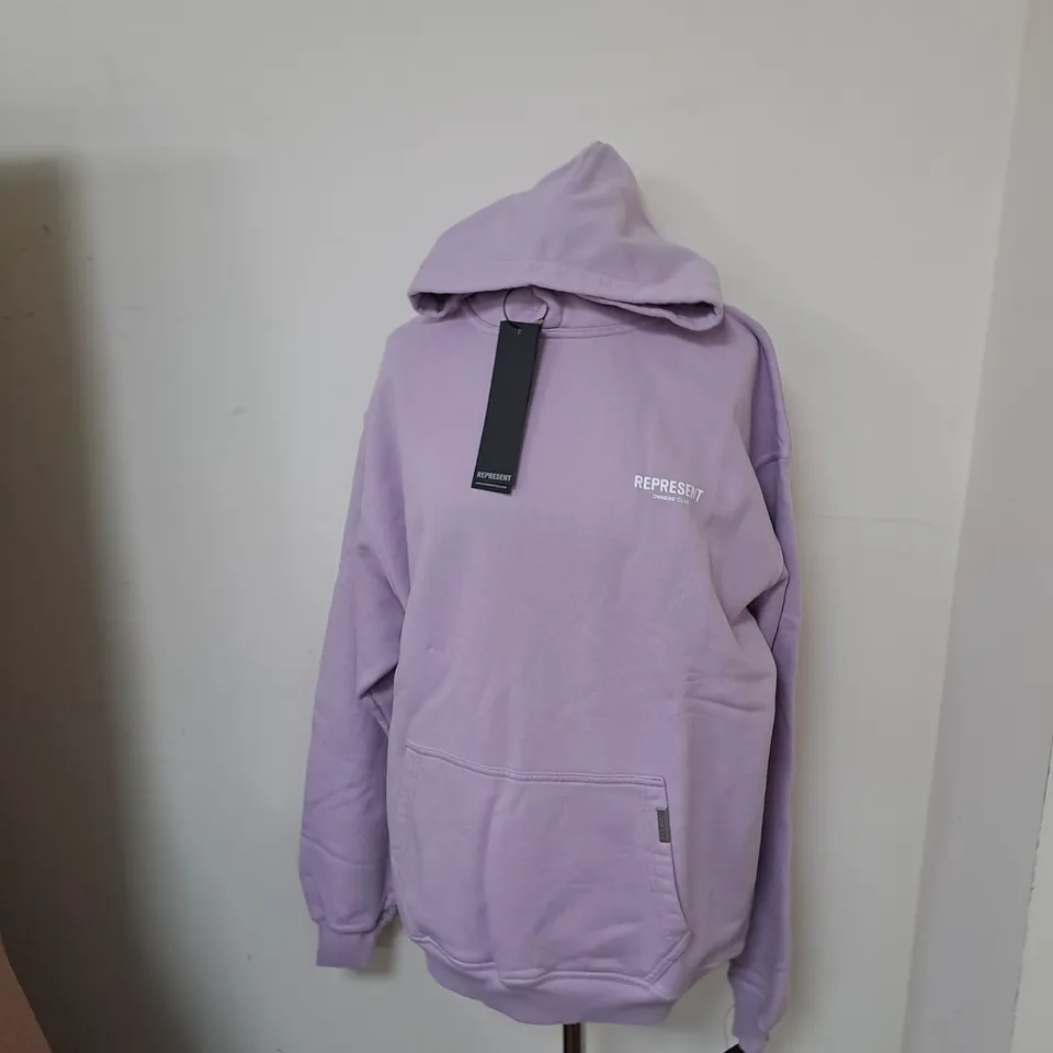 REPRESENT OWNERS CLUB HOODIE LILAC PASTEL - MEDIUM