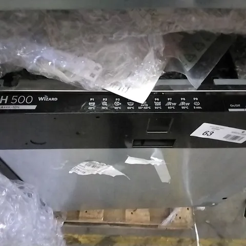 DESIGNER HOOVER HDISH 500 HDIN4D620PB 16 PLACE FULLY INTEGRATED DISHWASHER BLACK