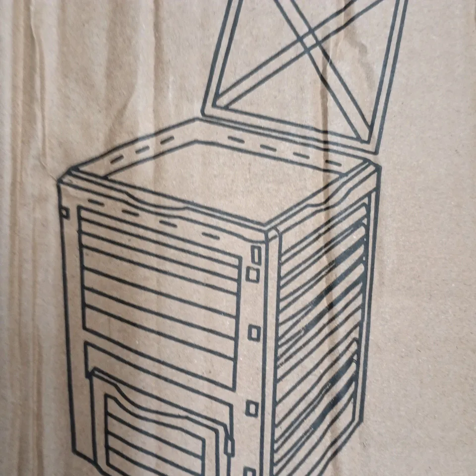 BOXED 300L PLASTIC GARDEN COMPOSTER