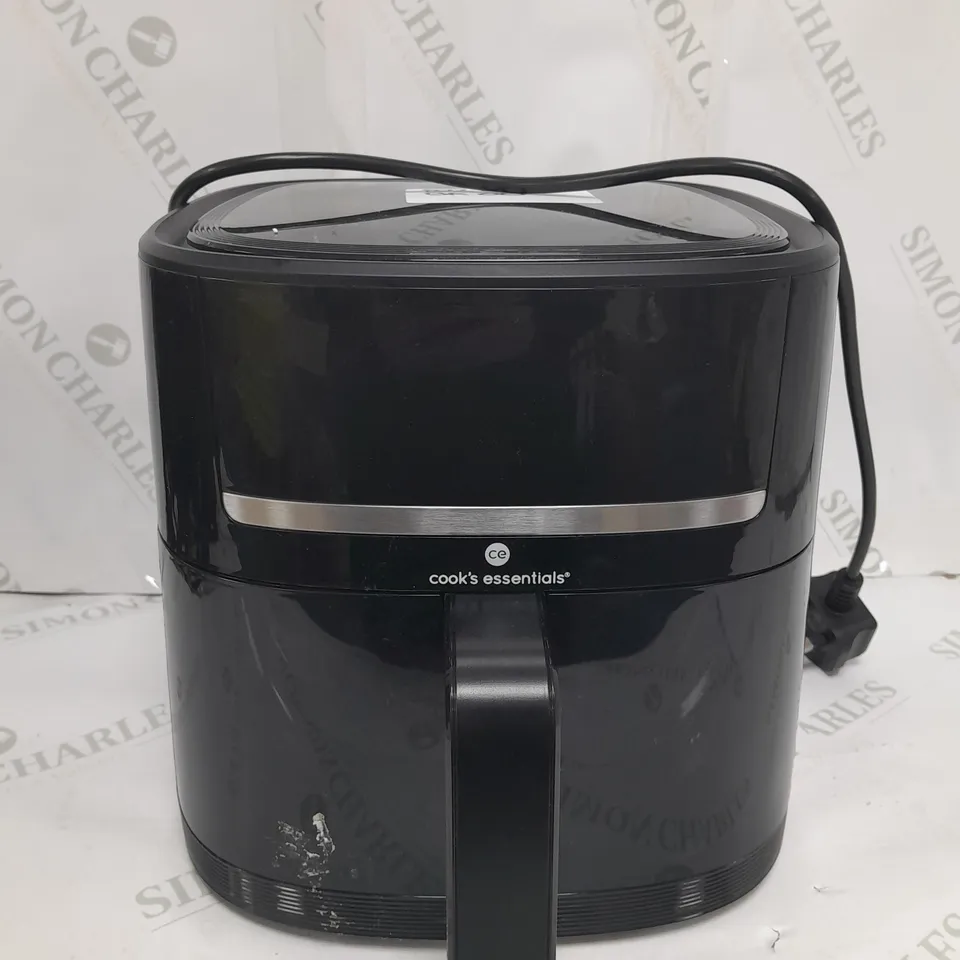 BOXED COOK'S ESSENTIALS 4L AIR FRYER IN BLACK