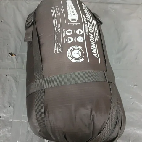 MOUNTAIN WAREHOUSE SUMMIT 250 MUMMY LONG LENGTH SLEEPING BAG