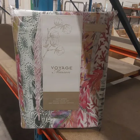 BAGGED VOYAGE MAISON SOFT SATEEN DOUBLE DUVET COVER SET 