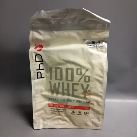 PHD 100% WHEN PROTEIN POWDER 1KG STRAWBERRY DELIGHT