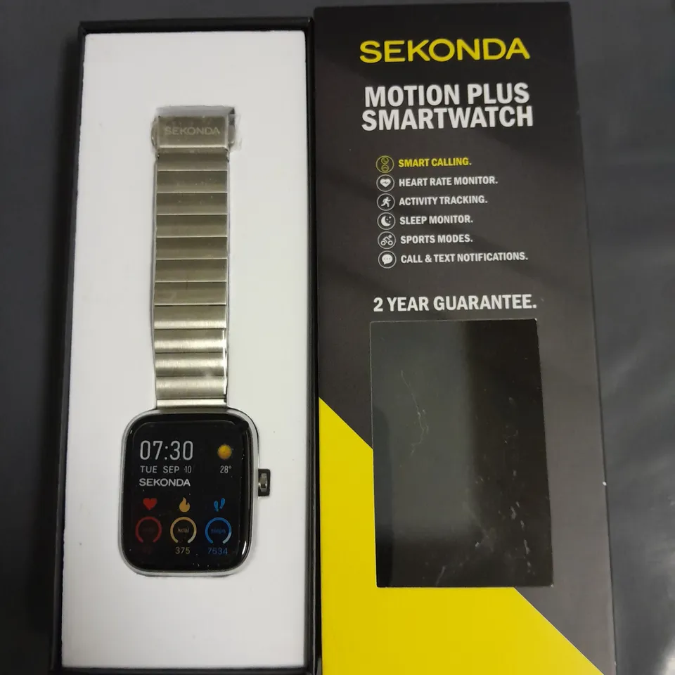 BOXED SEKONDA MOTION PLUS SMARTWATCH