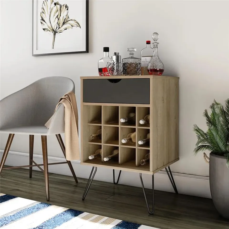 BOXED FEY CONCORD BAR WITH WINE STORAGE 