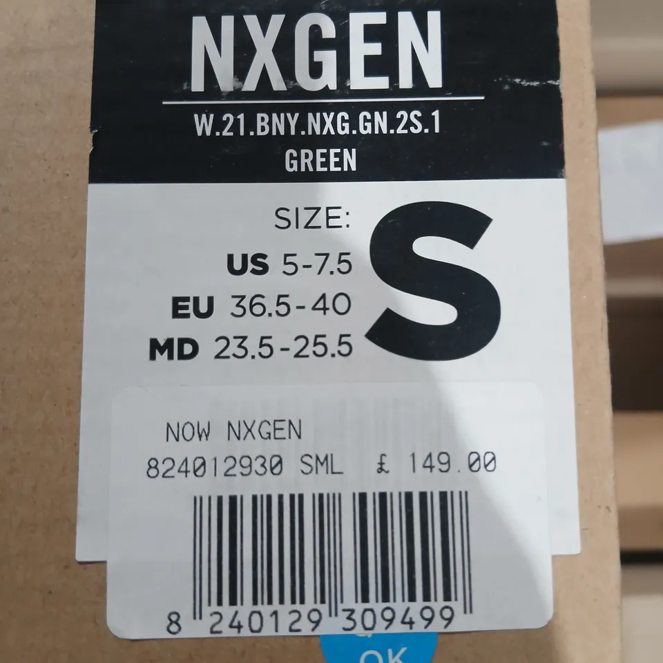NOW NXGEN SNOWBOARD BINDINGS – GREEN, SIZE US 5–7.5 (EU 36.5–40)