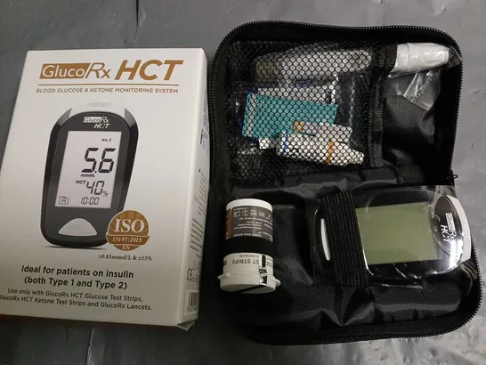 Lot 6119: GLUCO RX HCT BLOOD GLUCOSE & KETONE MONITORING SYSTEM ...