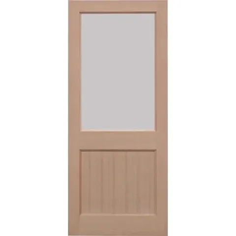 BOXED 2XG UNFINISHED HEMLOCK EXTERNAL DOOR