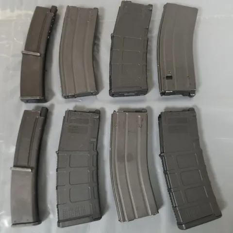 LOT OF 8 ASSORTED AIRSOFT & BB GUN MAGAZINES