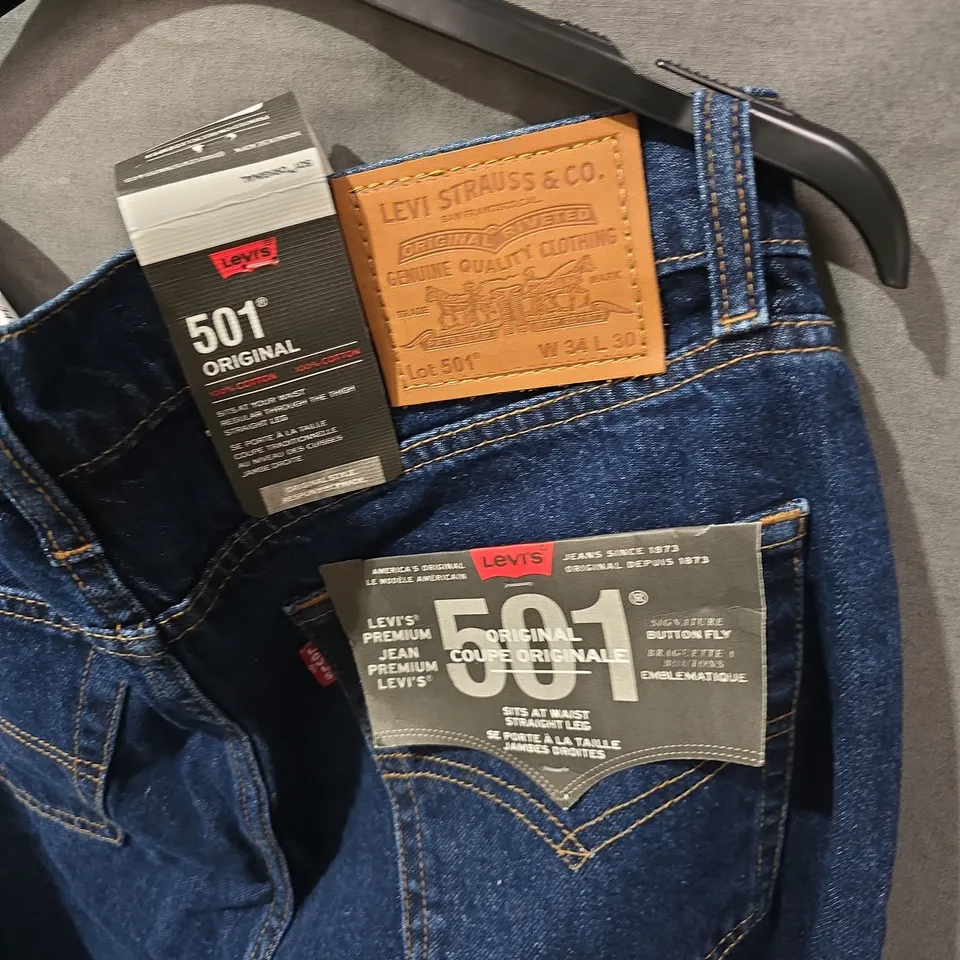 LEVI'S 501 ORIGINAL JEANS – BLUE DENIM (MEN'S)