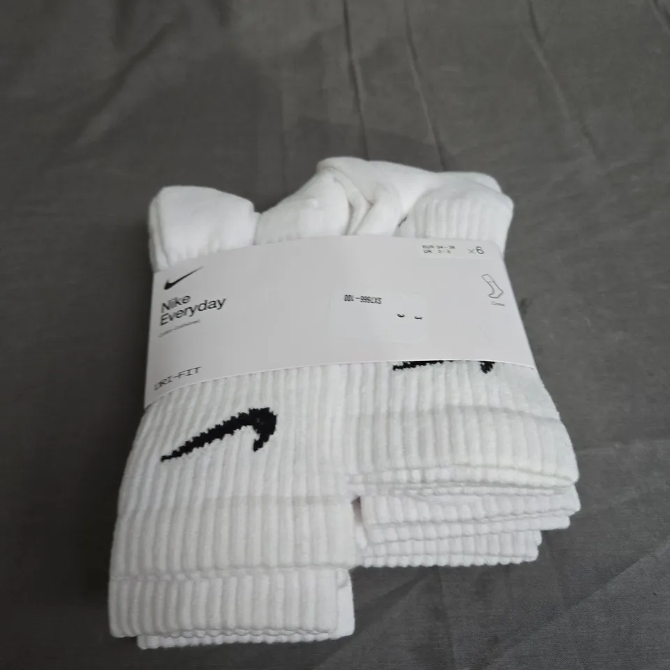 NIKE EVERYDAY DRI-FIT CREW SOCKS - X6