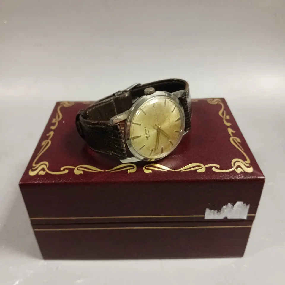 BOXED ROTARY VINTAGE MENS WATCH 