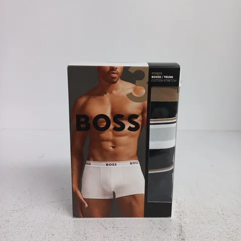 BOSS BOXER TRUNK COTTON STRETCH – XL (BOXED)