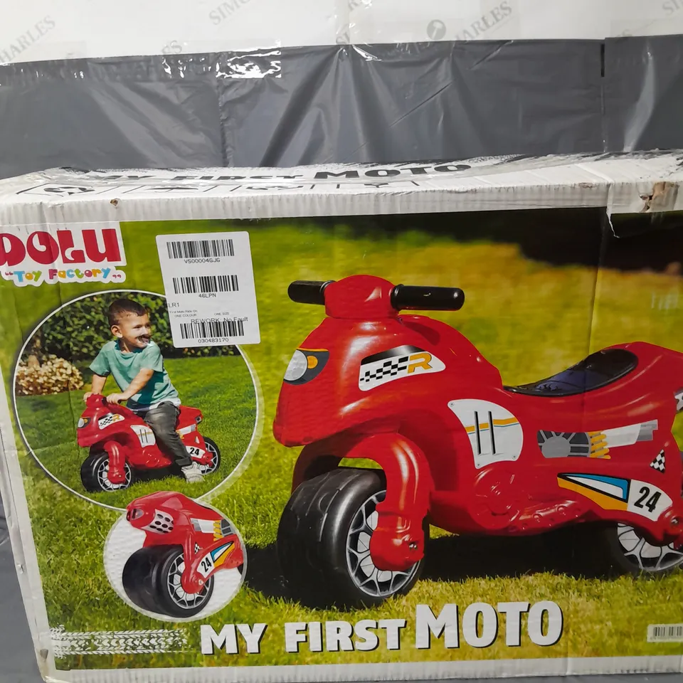 BOXED MY FIRST MOTO RIDE ON RRP £29.99