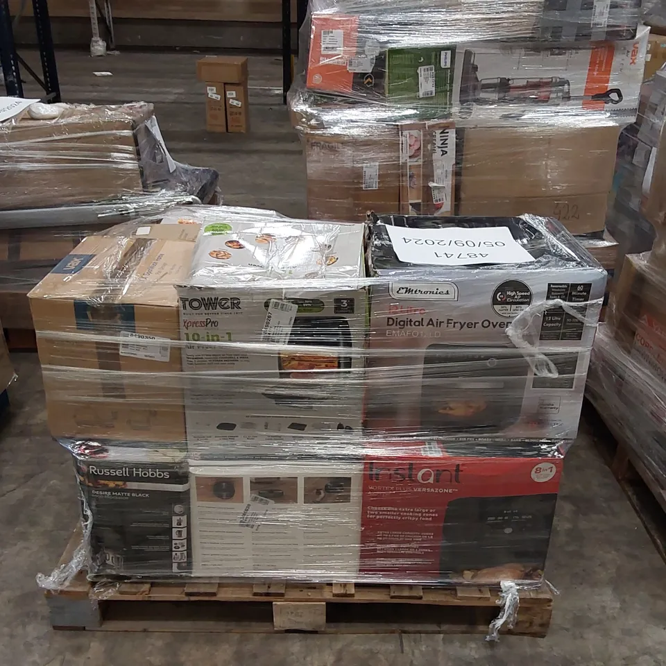 PALLET OF APPROXIMATELY 15 UNPROCESSED RAW RETURN HOUSEHOLD AND ELECTRICAL GOODS TO INCLUDE;