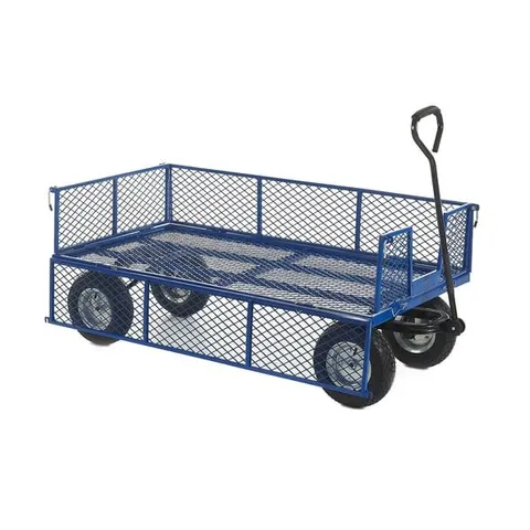 HEAVY DUTY PLATFORM TRUCK MESH DECK AND SIDES