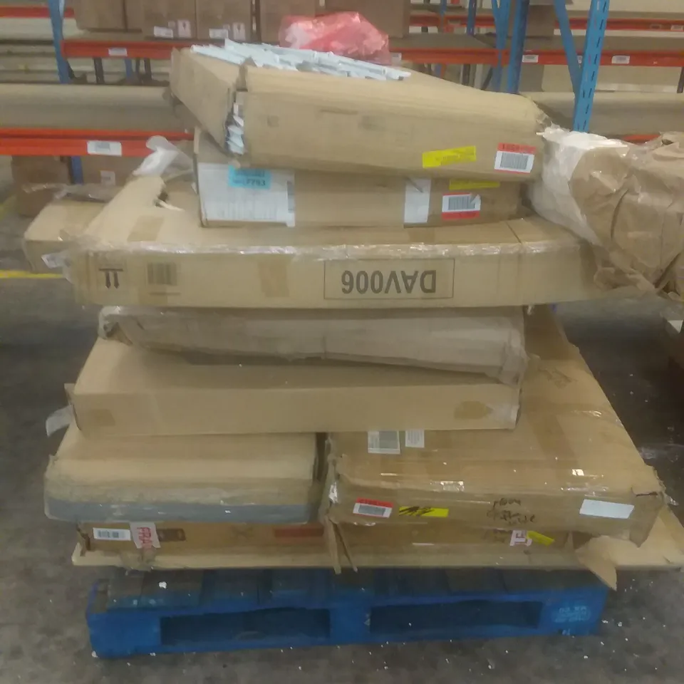 PALLET OF ASSORTED FLAT PACK FURNITURE ITEMS (SPARE PARTS)