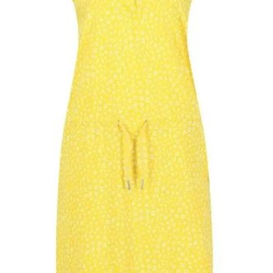 REGATTA FAHARI MAIZE YELLOW DITSY CASUAL DRESS SIZE 12
